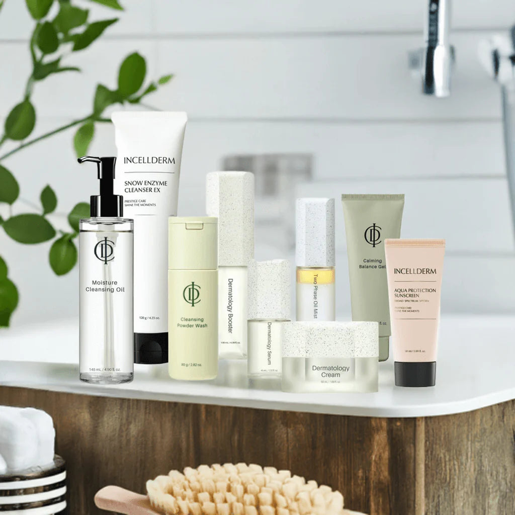 RIMAN INCELLDERM 10PCS Complete Skincare Set - Angel the Pearl Girl