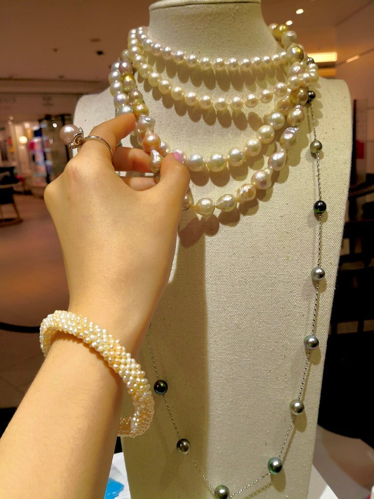 100% Handmade Pearl Bangle (Multi-color) - Angel the Pearl Girl