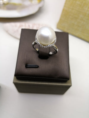 Silver Ring For Girls and Women Pearl Ring – Zevrr
