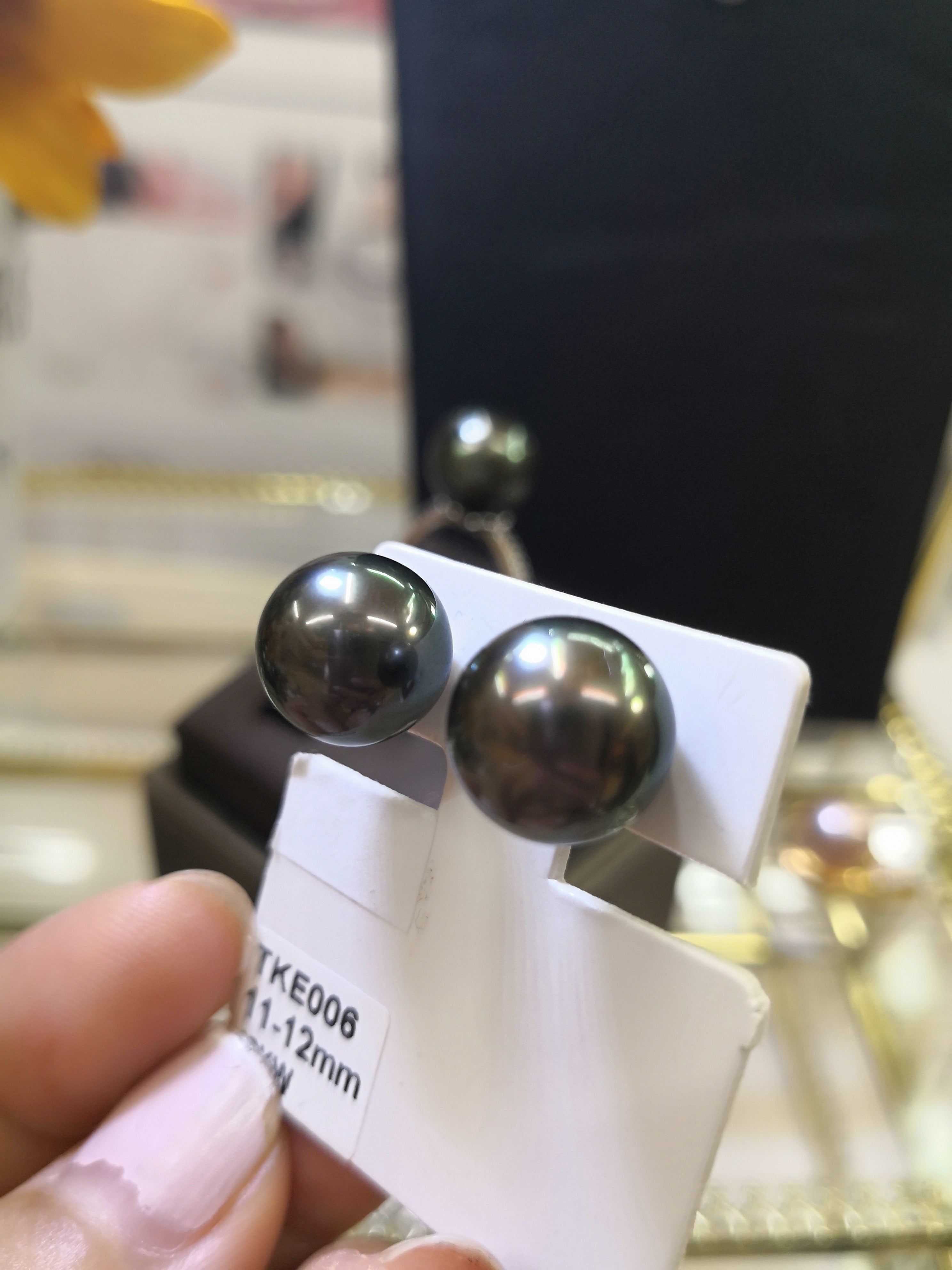 Southsea Tahitian Pearl Earring Stud - Angel the Pearl Girl