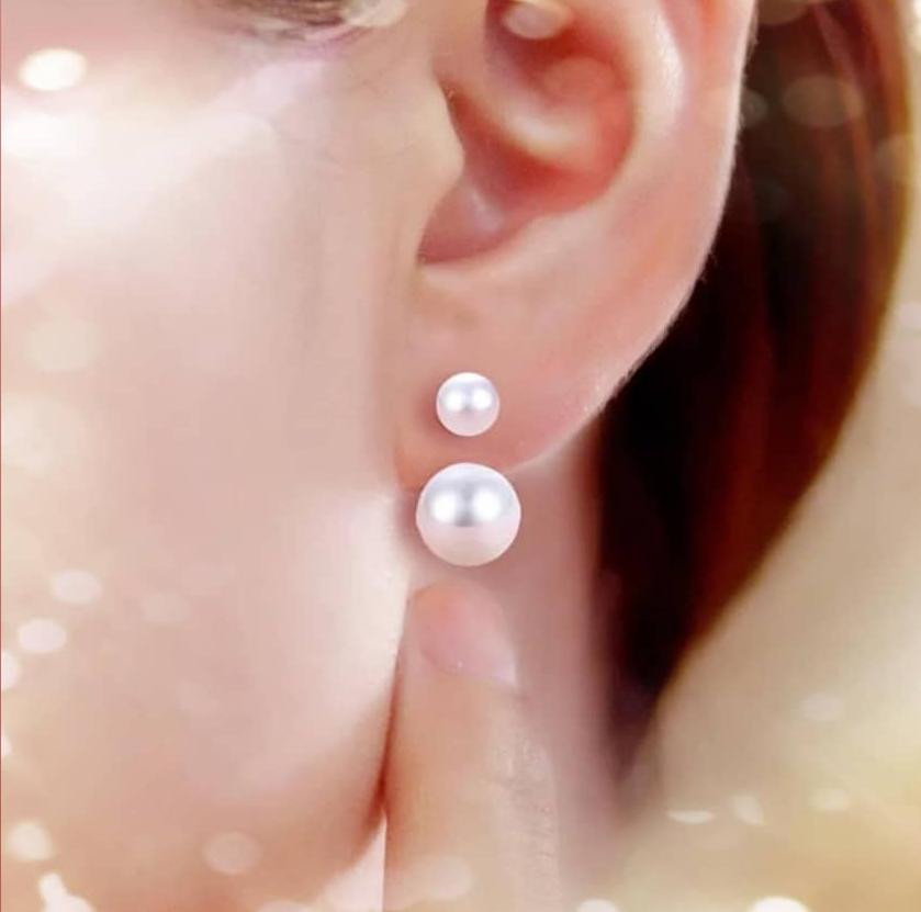2 in 1 Pearl Earring - Angel the Pearl Girl
