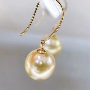 18K Southsea Golden Pearl Earring - Angel the Pearl Girl