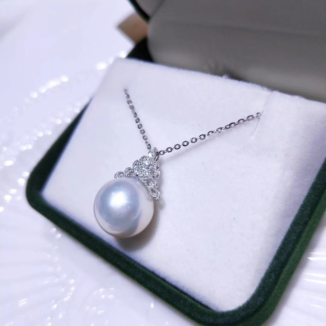 Wedding Pearl Pendant Necklace - Angel the Pearl Girl