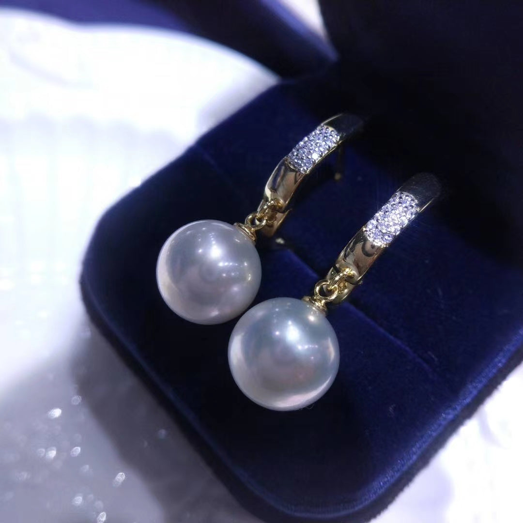 Pearl Earring for Work 10-11mm - Angel the Pearl Girl