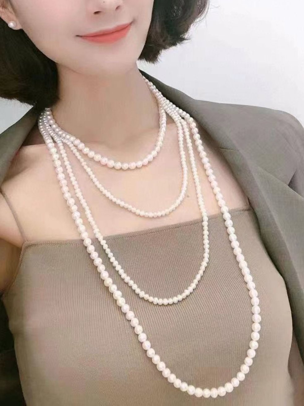Long Pearl Necklaces - Angel the Pearl Girl