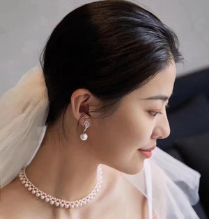 Wedding Pearl Necklace, Mikimoto style - Angel the Pearl Girl